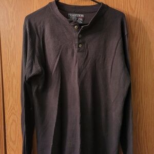 tradition long sleeve Henley size 2X